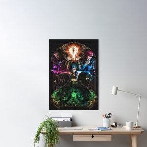 Jinx Arcane League Of Legends 2021 Decor Poster Canvas