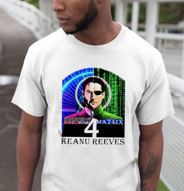 John Wick 4 And Matrix Keanu Reeves Unisex T-Shirt