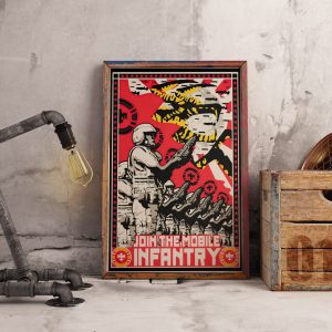 Join The Mobile Infantry Wall Art Home Decor Poster Canvas