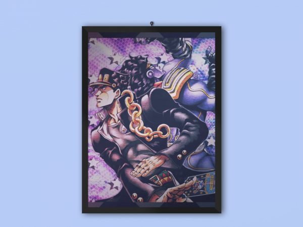 Jojo Bizarre Adventure Anime Poster Canvas