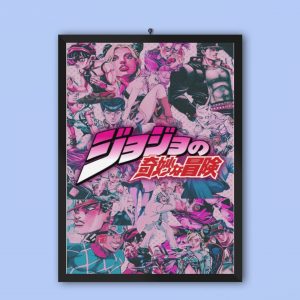 Jojo’s Bizarre Adventure Anime Japanese Home Decor Poster Canvas