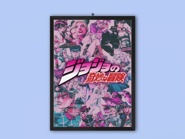 Jojo’s Bizarre Adventure Anime Japanese Home Decor Poster Canvas