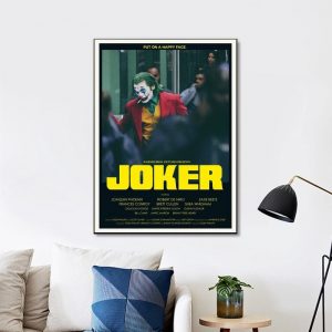 Joker Retro Alternative Movie Wall Art Home Decor Poster Canvas