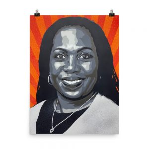 Judge Ketanji Brown Jackson Wall Art Poster Canvas