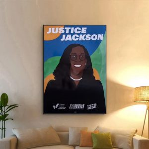 Justice Ketanji Brown Jackson Poster Canvas