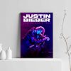 Justin Bieber Justice World Tour Poster Canvas