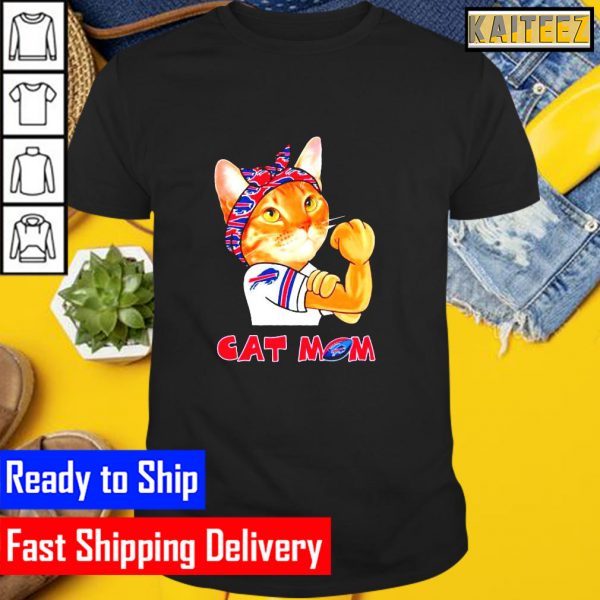 Cat Mom Buffalo Bills 2022 Gifts T-Shirt