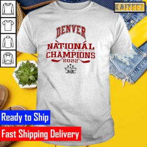 Denver Pioneers Champion 2022 NCAA Mens Ice Hockey National Champions Gifts T-Shirt