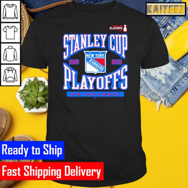 New York Rangers 2022 Stanley Cup Playoffs Wraparound Tshirt
