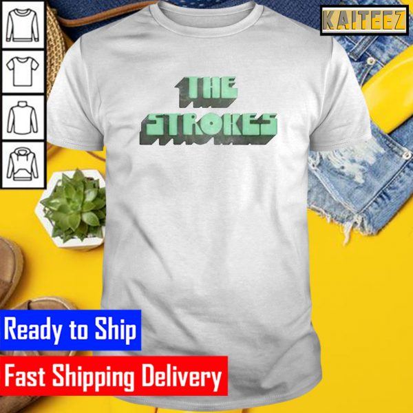 Officia The Strokes Vintage Text Gifts T-Shirt