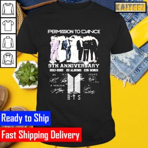 Permission to dance 9th anniversary 2013 2022 20 albums 235 songs Gifts T-Shirt