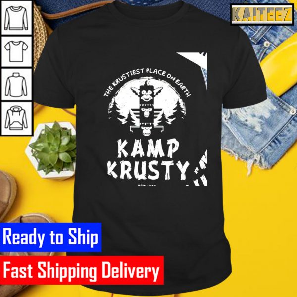 The Krustiest Place on Earth Kamp Krusty est 1992 Gifts T-Shirt
