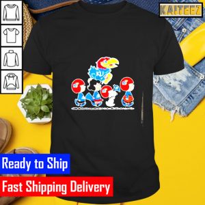 The Peanuts Kansas Jayhawks Abbey Road Gifts T-Shirt