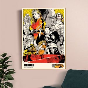 Kill Bill Retro Wall Art Home Decor Poster Canvas