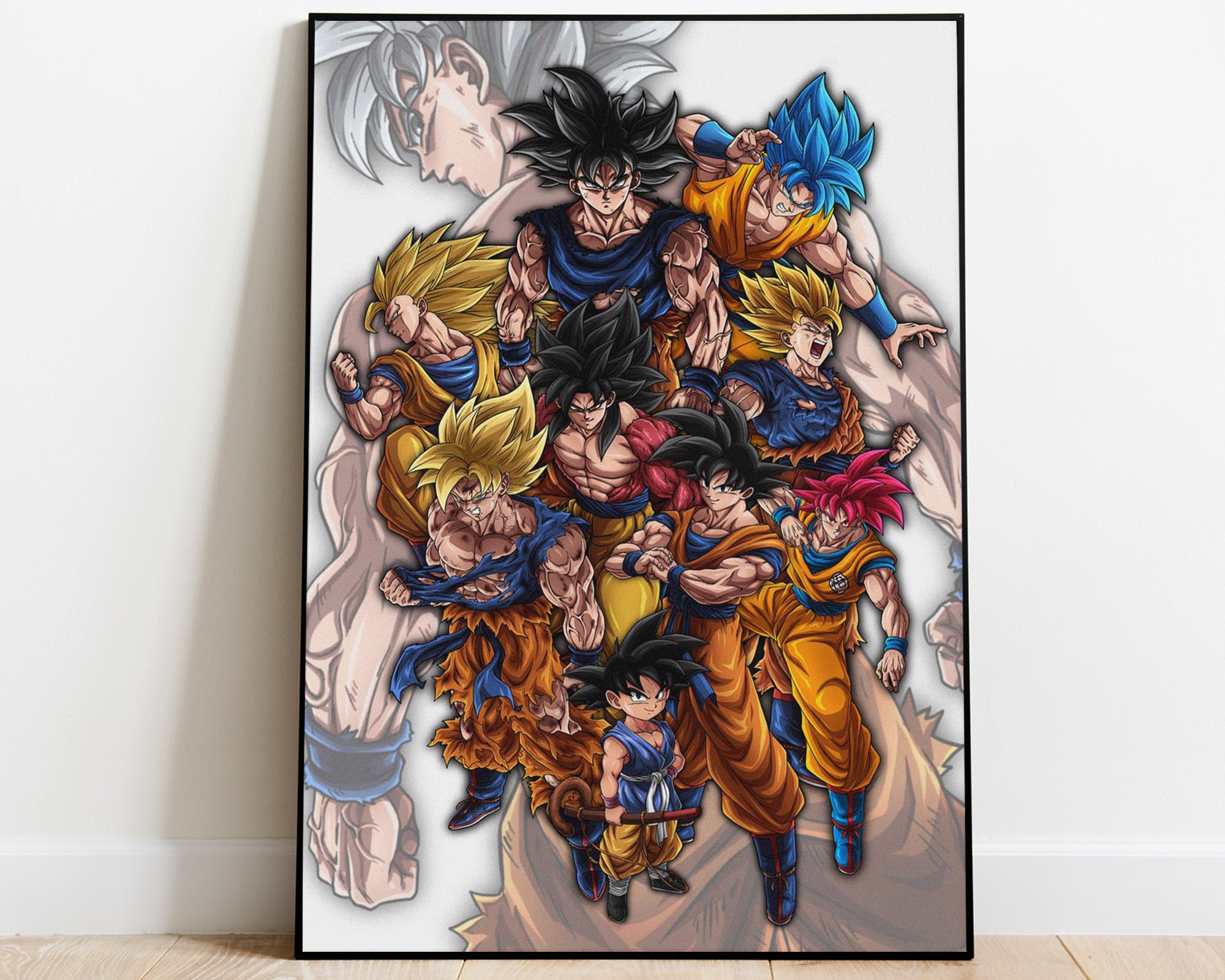 Legacy Of Son Goku Dragon Ball Z Japanese Cartoon Anime Home Decor Poster  Canvas - Kaiteez