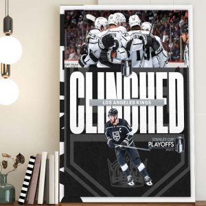 Los Angeles Kings Clinched Stanleys Cup 2022 Poster Canvas