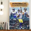 Los Angeles Rams Win Super Bowl Poster Canvas