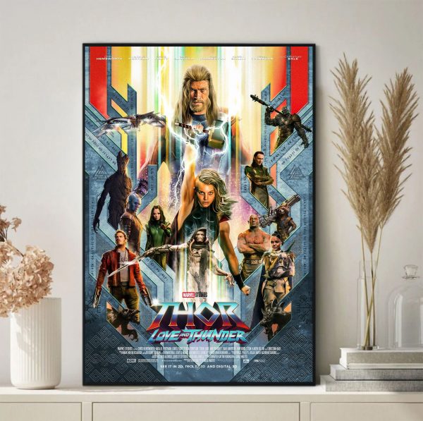 Marvel Thor Love And Thunder 4 Home Decor Poster Canvas
