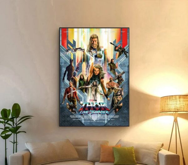 Marvel Thor Love And Thunder Wall Art Decor Poster Canvas