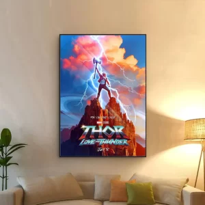 Marvel Thor Love And Thunder Wall Art Home Decor Poster Canvas