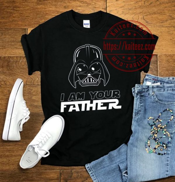 Matching Father Son Darth Vader Star War Fathers Day T-Shirt