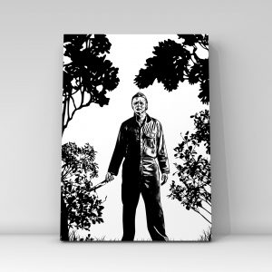 Michael Myers Halloween 1978 Horror Home Decor Poster Canvas