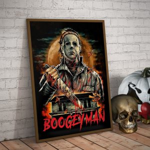 Michael Myers Halloween Boogeyman Horror Home Decor Poster Canvas