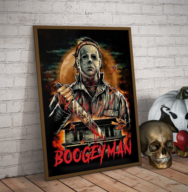 Michael Myers Halloween Boogeyman Horror Home Decor Poster Canvas