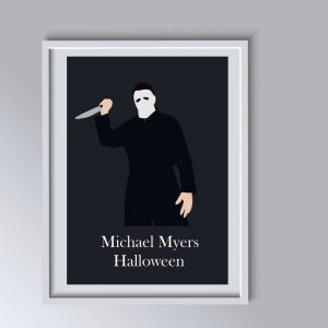 Michael Myers Halloween Movie Home Decor Poster Canvas