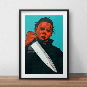 Michael Myers Halloween Poster Canvas