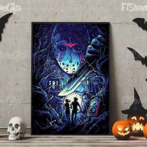 Michael Myers Horror Poster Canvas