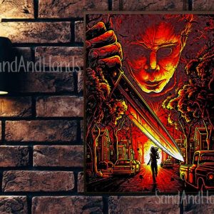 Michael Myers Movie Halloween Wall Art Decor Poster Canvas