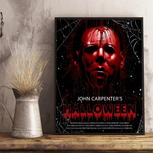 Micheal Myers Movie Halloween Wall Art Decor Poster Canvas