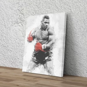 Mike Tyson Boxing Wall Art Home Decor Poster Canvas