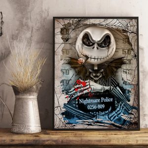 Nightmare Before Christmas Movie Halloween Wall Art Decor Poster Canvas