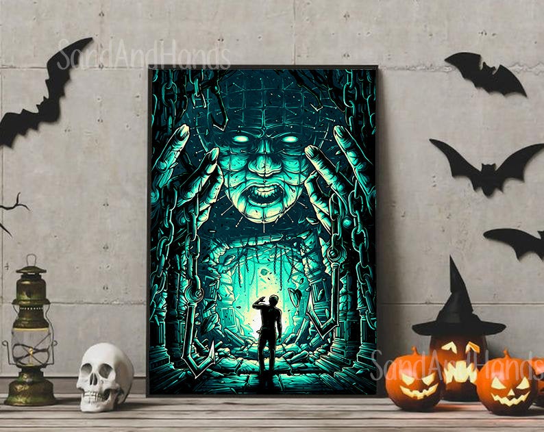 Old Classic Movie Gangster Halloween Wall Art Decor Poster Canvas