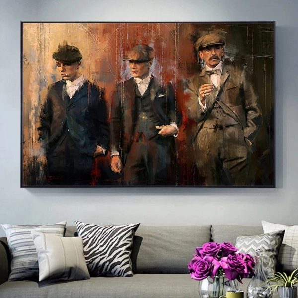 Peaky Blinders Portrait Wall Poster Canvas