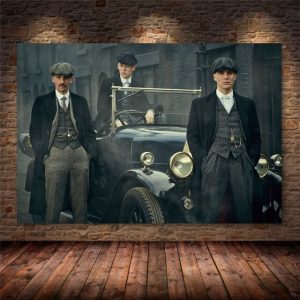 Peaky Blinders Tommy Shelby Home Decor Poster Canvas