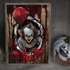 Pennywise Movie IT Halloween Wall Art Decor Poster Canvas