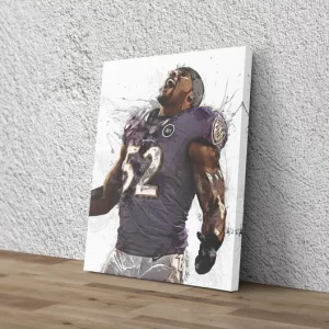 Ray Lewis Baltimore Ravens Wall Art Home Decor Poster Canvas