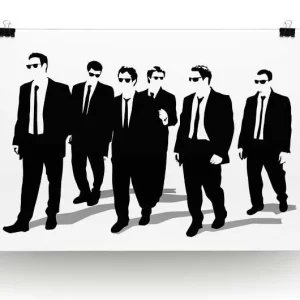 Reservoir Dogs Silhouettes Canvas Print or Poster