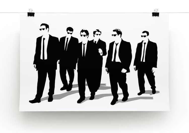 Reservoir Dogs Silhouettes Canvas Print or Poster