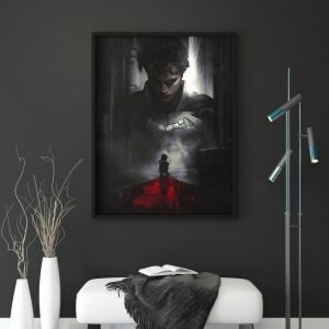 Robert Pattinson The Batman 2022 Wall Art Decor Poster Canvas