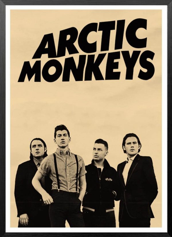 Rock Band Arctic Monkeys Wall Art Home Decor Poster Canvas