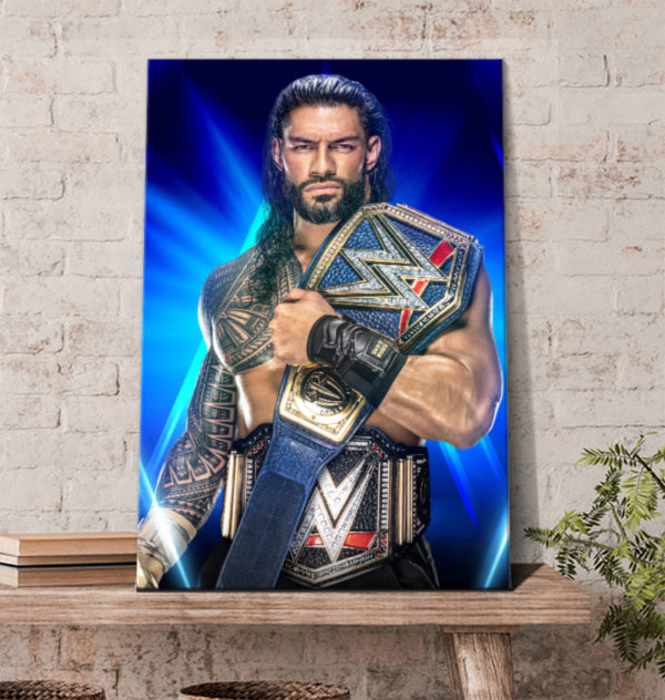 Roman Reigns Champions WrestleMania Poster