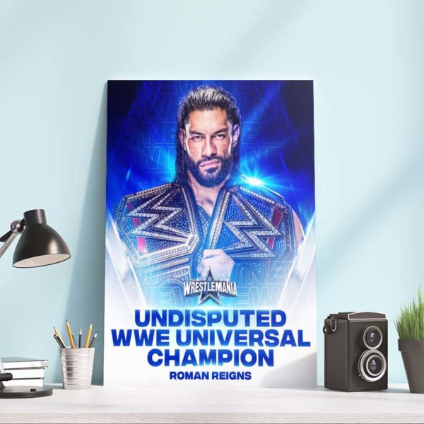 Roman Reigns WWE Universal Champions Poster Wall Art