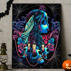 Sally Nightmare Before Christmas Movie Home Decor Poster Canvas