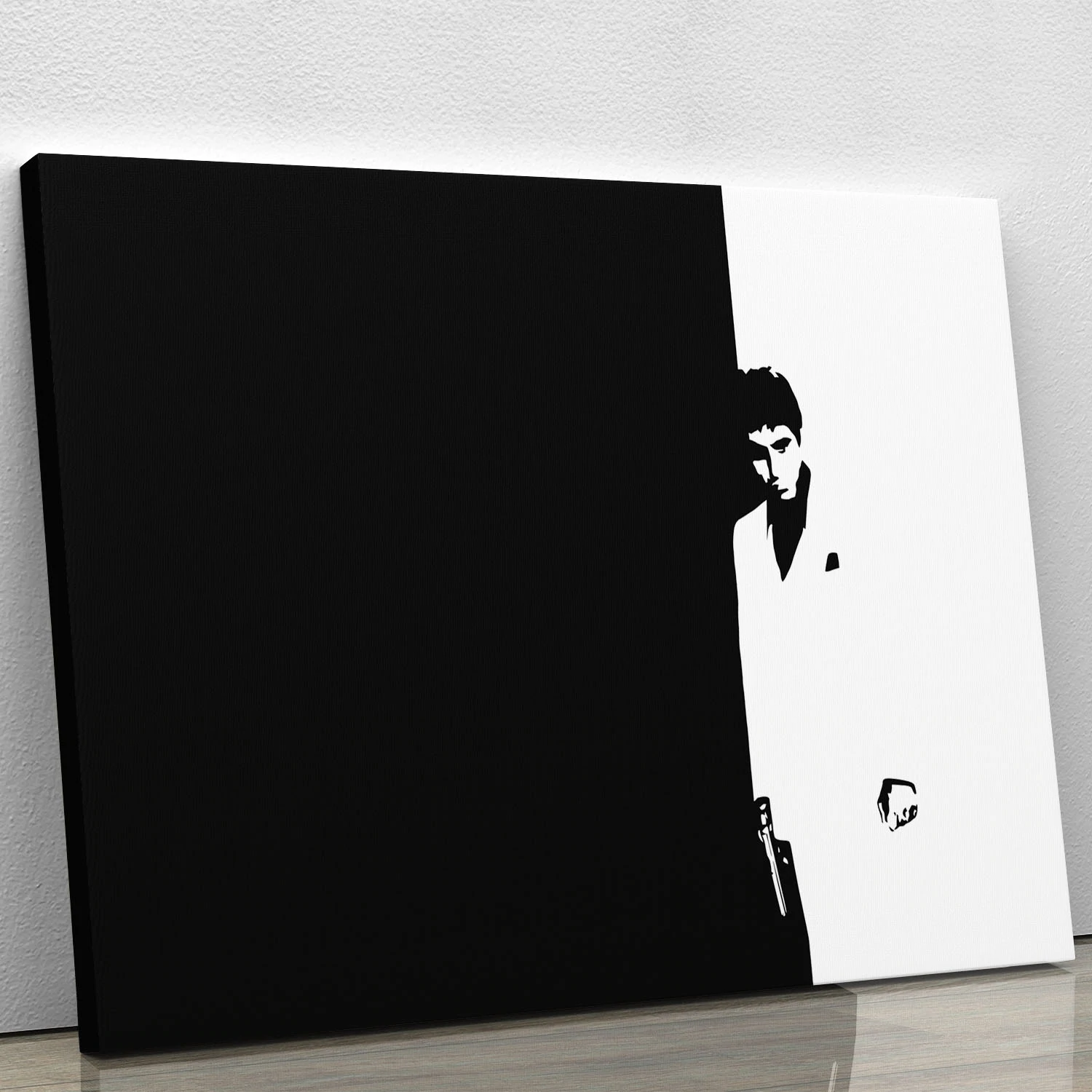 Scarface Black and White Canvas Print or Poster