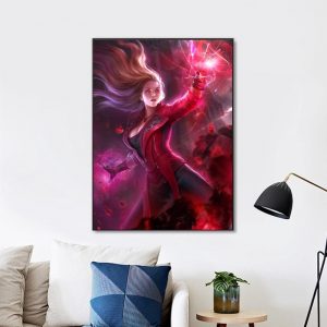 Scarlet Witch Vs Jean Grey Wall Art Home Decor Poster Canvas