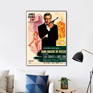 Sean Connery Wall Art Home Decor Poster Canvas